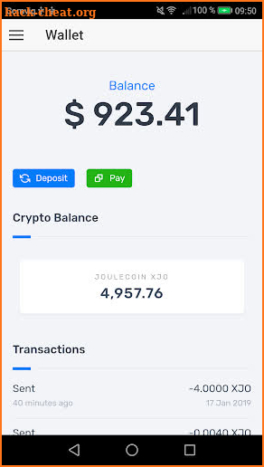 ExByte - Wallet screenshot