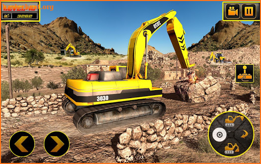 Excavator Crane City Builder screenshot