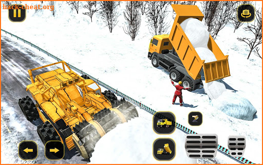Excavator Snow Blower Rescue: Snow Plow Truck screenshot