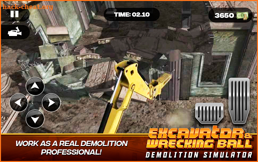 Excavator Wrecking Ball Demolition Simulator screenshot