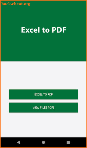 Excel to PDF 2022 screenshot