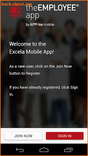 Excela Mobile App screenshot