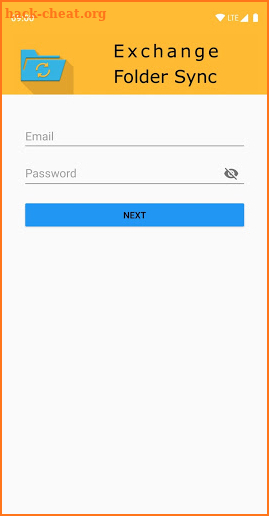 Exchange Folder Sync screenshot
