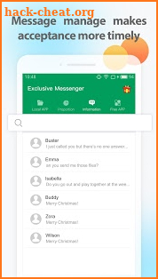 Exclusive Messenger screenshot