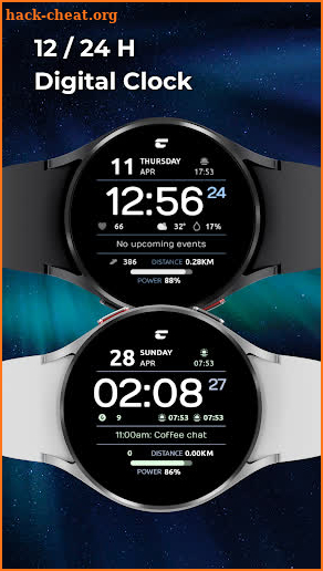 EXD035: Digital Watch Face screenshot