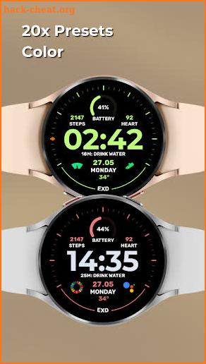 EXD047: Digital Watch Face screenshot