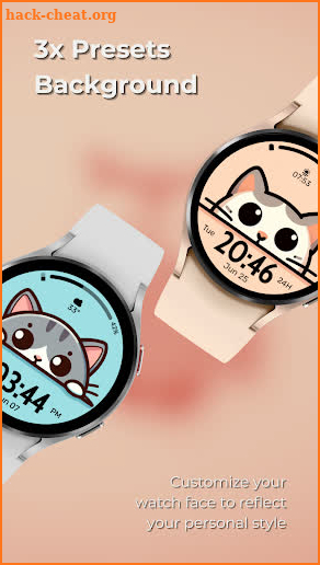 EXD052: Cute Animal Watch Face screenshot