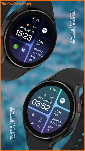 EXD070: Digital Watch Face screenshot