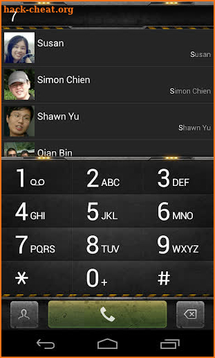 exDialer Steel Theme screenshot