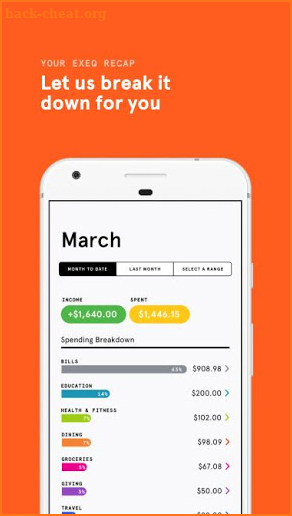 Exeq: The Money App screenshot