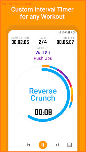 Exercise Timer screenshot