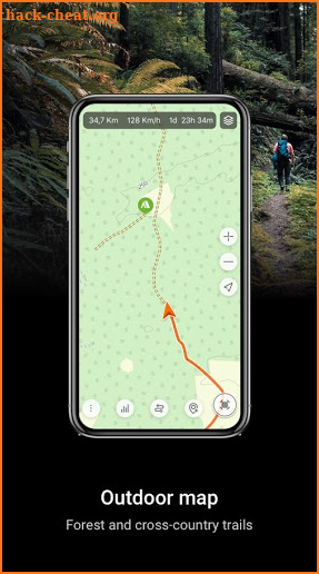 ExGo: Off-road trail tracker with GPS & topo maps. screenshot