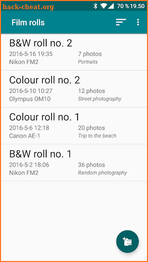 Exif Notes screenshot