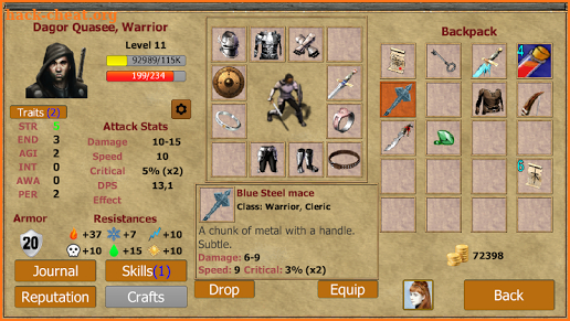 Exiled Kingdoms RPG screenshot