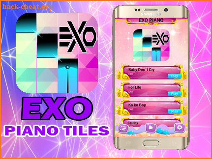 EXO K-POP Piano Tiles screenshot