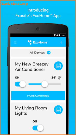Exosite ExoHome™ screenshot