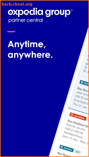Expedia Group Partner Central screenshot
