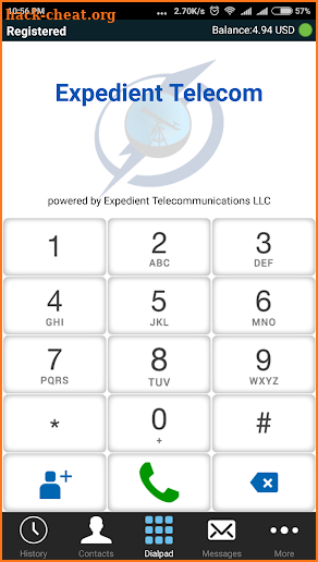 Expedient Telecom screenshot