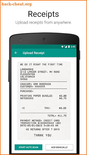 Expense Reporting and Approval - Zoho screenshot