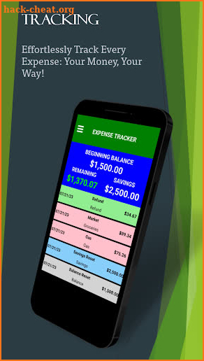 Expense Tracker screenshot