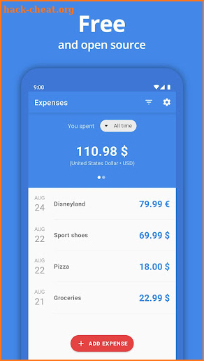 Expenses: Simple Tracker screenshot