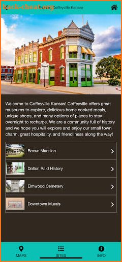 Explore Coffeyville Kansas screenshot