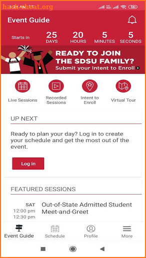 Explore SDSU Open House screenshot