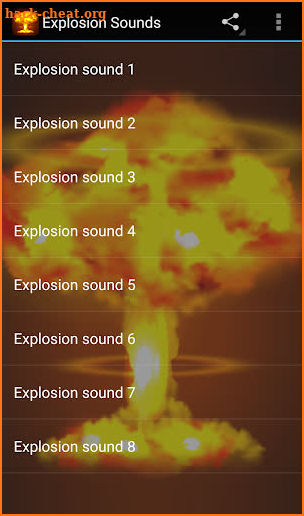 Explosion Sounds screenshot