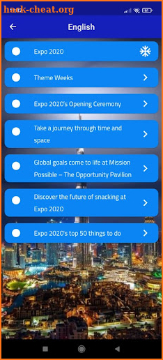 expo 2020 dubai - United Arab Emirates screenshot