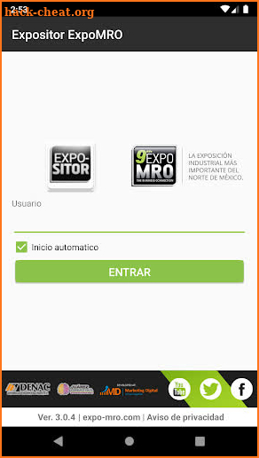 ExpoMRO para Expositores screenshot