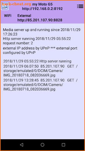 eXport-it UPnP Client/Server screenshot