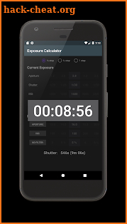 Exposure Calculator screenshot