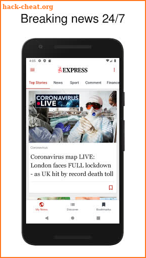Express screenshot