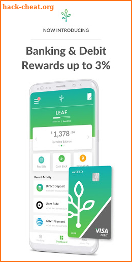 exSEED - Cash Back Debit Card and Mobile Bank screenshot