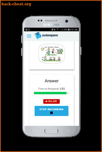 Extempore, The Speaking Practice App screenshot