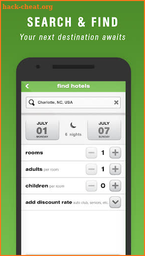 Extended Stay America screenshot