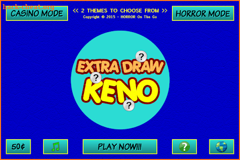 Extra Draw Keno screenshot