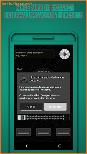 Extra Speaker Bass Booster- Amplifier Equalizer EQ screenshot