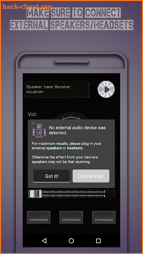Extra Volume Enhancer - Speaker Bass Booster EQ screenshot