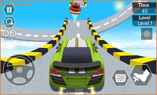 Extreme Car Stunts 3D free : Car GT Racing Ramp screenshot