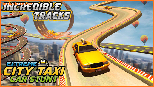 Extreme City Taxi Car Stunt : Ramp Car Stunts Game screenshot