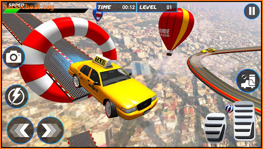 Extreme City Taxi Car Stunt : Ramp Car Stunts Game screenshot