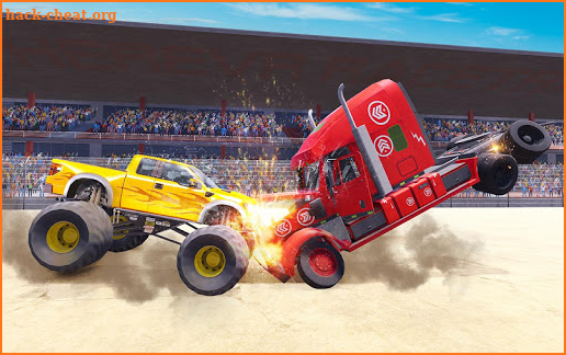 Extreme Demolition Derby Truck Crash screenshot