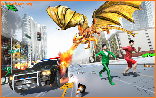 Extreme Dragon Rampage Adventure:City Town Smasher screenshot