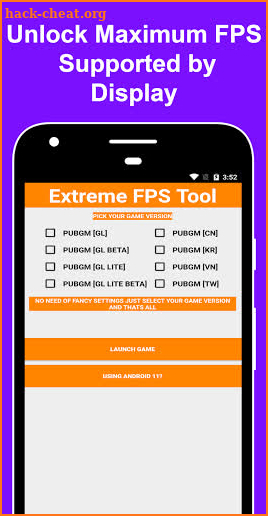 Extreme Fps tool: unlock 90fps screenshot