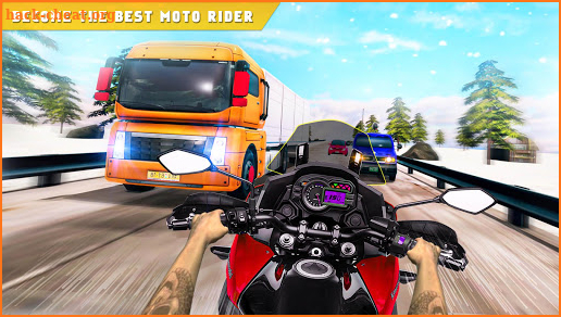 Extreme Highway Traffic Bike Race : Moto Racing screenshot