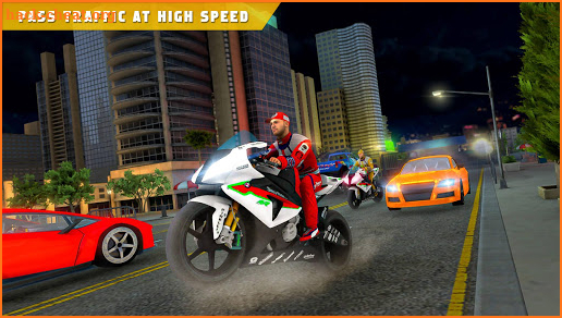 Extreme Highway Traffic Bike Race : Moto Racing screenshot