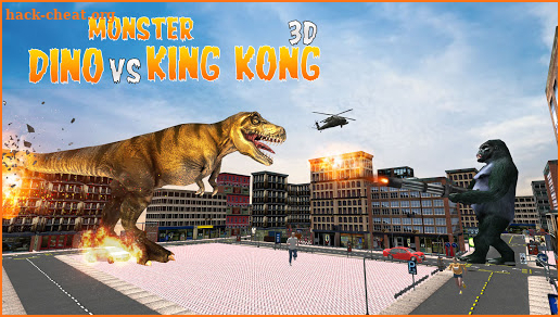 Extreme Monster Dino VS King Kong Attack Game 2021 screenshot