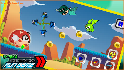 Extreme The Blue Hedgehog Run Game 2021 screenshot