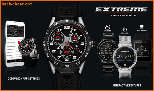 Extreme Watch Face & Clock Live Wallpaper screenshot